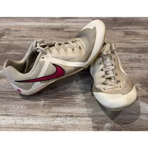 Nike Men's Zoom Rival Multi DC8749-101 White Lace-Up Track Spikes Size 8.5